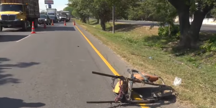 ¡Lamentable! Adulto mayor muere atropellado en Villanueva, mientras recogía botellas