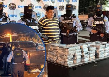 ¡Narco al volante! 70 kilos de cocaína llevaba un conductor en Olancho