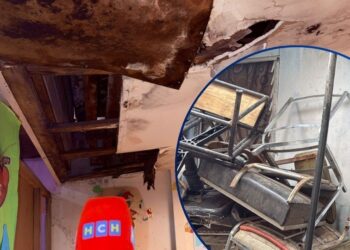 ¡Se cae a pedazos! Techos colapsados y mobiliario destruido: El calvario que viven pacientes del centro de salud “El Chile”