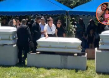 Tres ataúdes y una promesa rota: Una familia salvadoreña pierden la vida tras brutal accidente en Virginia