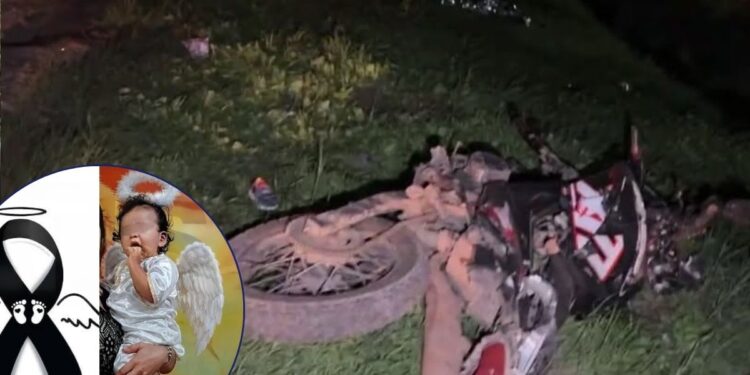 Accidente Yojoa bebé
