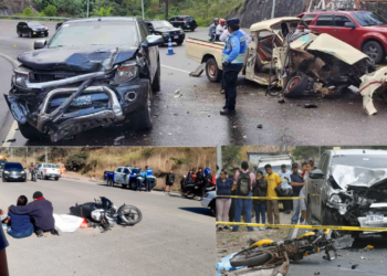 ¡Cifras alarmantes en Honduras! Casi 7 mil accidentes dejan al menos 856 fallecidos en lo que va del año.