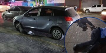 Conductor “a pichinga” termina preso tras atropellar a dos policías | Móvil Emergencia SPS