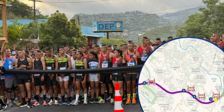 Estas vías permanecen cerradas en la capital por Carrera Policial