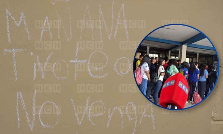 Pánico en escuela capitalina por escalofriante advertencia en una de sus paredes No vengan