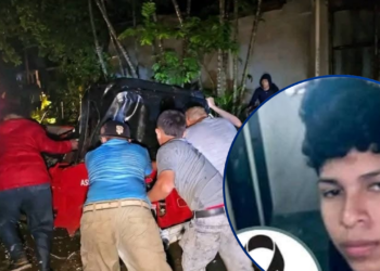 ¡Destino fatal! Jovencito muere aplastado por un árbol en su mototaxi en Cofradía, Cortés