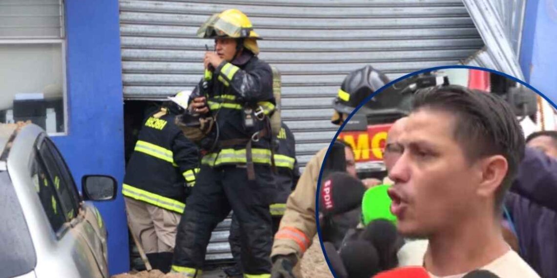 “Yo llamé a mi hijo y me dijo que están vivos”, asegura papá de un empleado de empresa aplastada por cerro