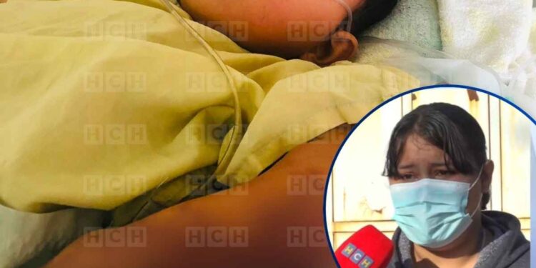 ¡De una simple fiebre a una pesadilla! Bebé a punto de perder su brazo tras “inyección” en el Hospital Escuela: su madre exige justicia