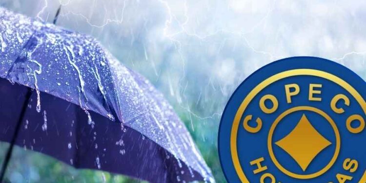 ¡No se confíe! Copeco llama a tomar precauciones por lluvias y tormentas eléctricas