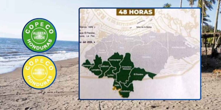 ¡Por Cristina! Copeco decreta Alerta Amarilla en el Golfo de Fonseca