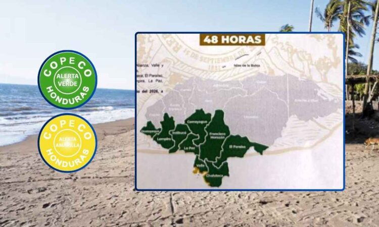 ¡Por Cristina! Copeco decreta Alerta Amarilla en el Golfo de Fonseca