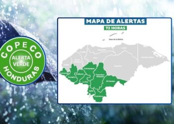 ¡Por Tormenta Cristina! Decretan Alerta Verde en nueve departamentos de Honduras