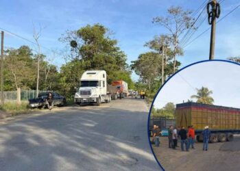 ¡Tras promesa de bacheo! Liberan la CA-13 en Atlántida; pero advierten nueva toma si gobierno incumple