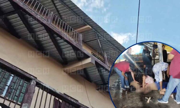 ¡Tras una celebración! Dos supuestas borrachas sobreviven tras desmangarse de un tercer piso en colonia Alemán