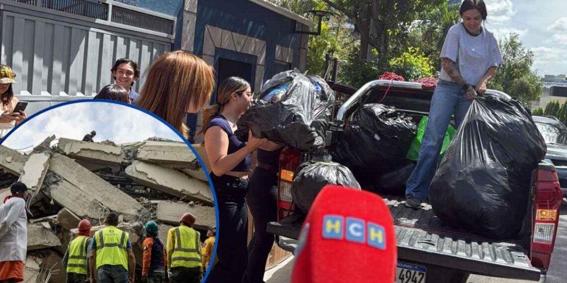¡Ya que no habrá apoyo estatal! Venezolanos y hondureños recolectan víveres para los afectados por terremoto