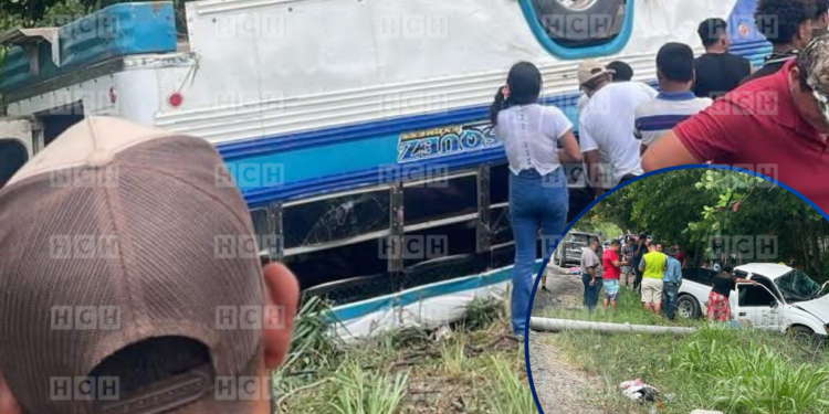 ¡Lamentable! Al menos dos personas muertas y varias heridas tras aparatoso accidente en Morazán, Yoro