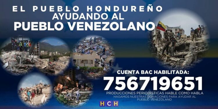¡El pueblo hondureño ayudando al pueblo venezolano! Campaña de HCH ha recaudado más de 2 millones y medio de lempiras para venezolanos