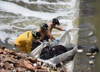 Embolsado hallan cadáver a la orilla de una quebrada en Tegucigalpa