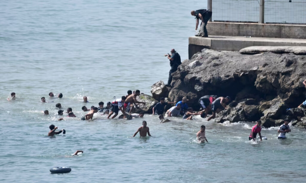 Crisis migratoria en Ceuta