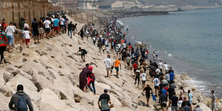 Crisis migratoria en Ceuta