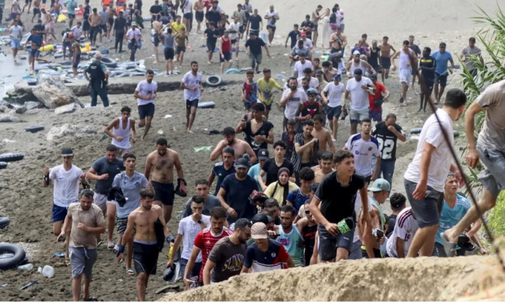 Crisis migratoria en Ceuta