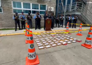 La Policía antidrogas de Honduras incauta 90 kilos de cocaína y arresta a un sospechoso