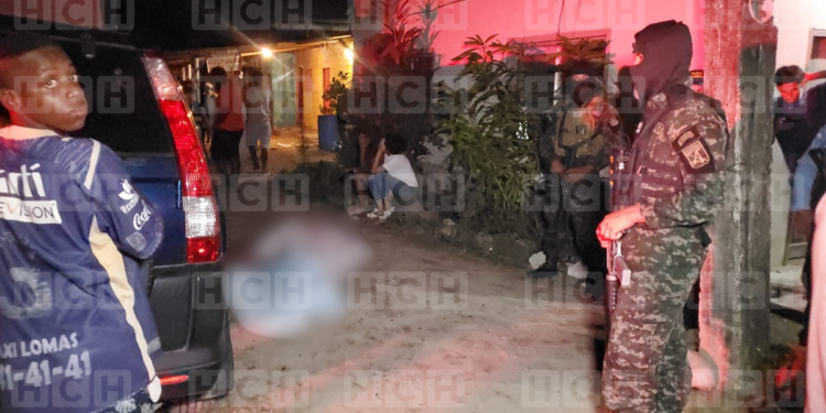 ¡Lunes sangriento! De al menos 15 balazos le arrebatan la vida a un hombre en Sambo Creek, La Ceiba