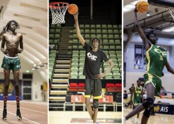 ¡Un verdadero gigante! El chico de 18 añitos que ya es el jugador de baloncesto más alto del planeta