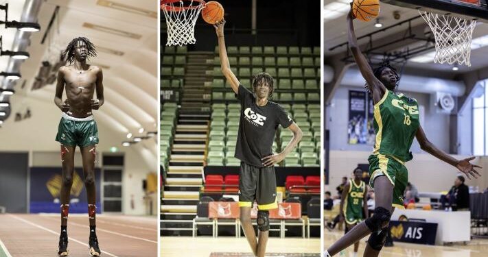 ¡Un verdadero gigante! El chico de 18 añitos que ya es el jugador de baloncesto más alto del planeta