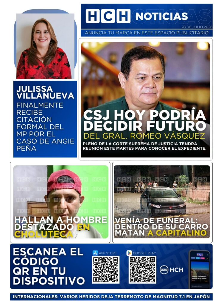 Portada HCH martes 28 de julio 2026