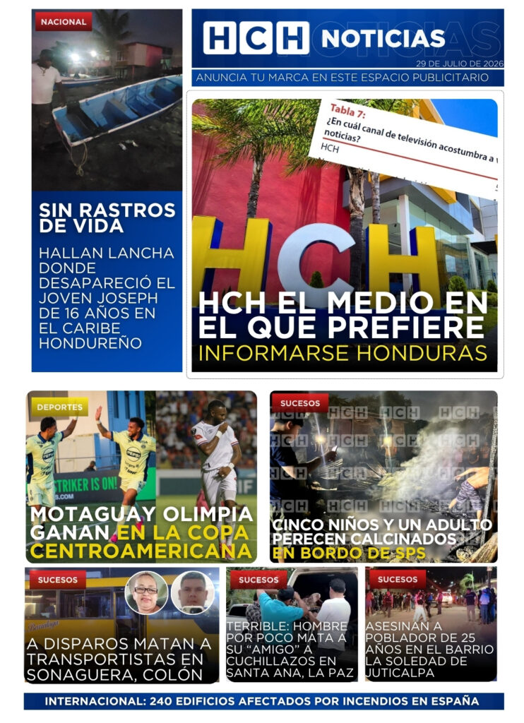 Portada HCH miércoles 29 de julio de 2026