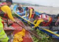 Tras que una balsa se hundió Recuperan cadáver de hombre a orillas del río Patuca en Olancho