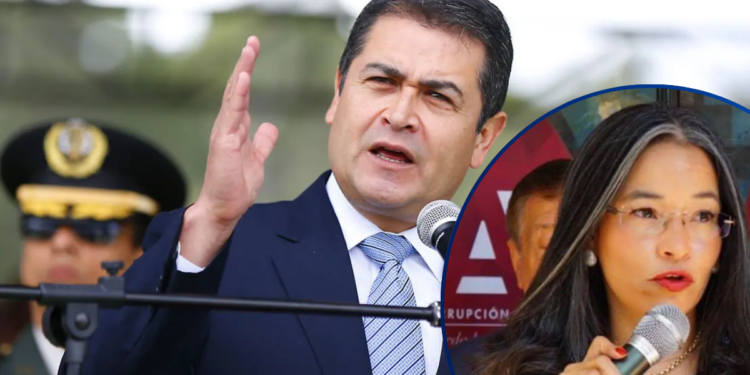 Juan Orlando Hernández cuestiona a Gabriela Castellanos y acusa sesgo en investigaciones contra el Partido Nacional