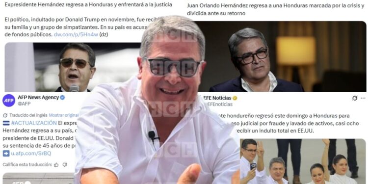 Volvió El mundo reacciona al regreso de Juan Orlando Hernández a Honduras