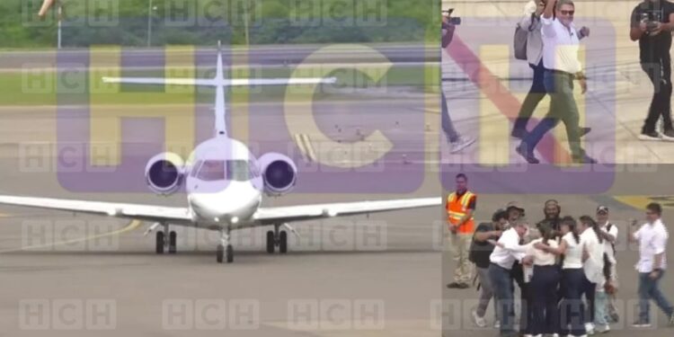Volvió Juan Orlando Hernández pone los pies en su tierra después de más de cuatro años sin poder hacerlo
