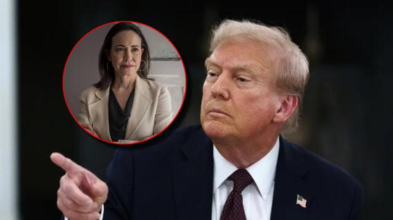 Trump niega haber pedido a María Corina Machado que no viajara a Venezuela tras terremoto