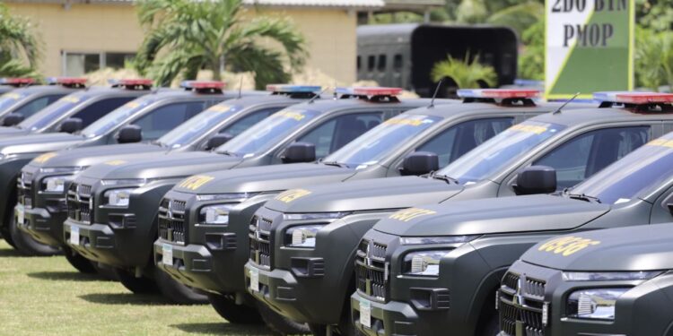 Entregan nueva flota vehicular para potenciar las misiones de seguridad en el territorio nacional