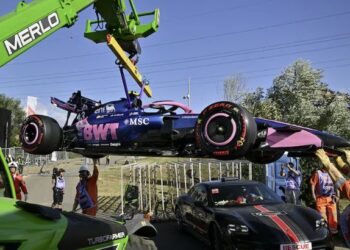 Franco Colapinto protagonizó un accidente en la segunda práctica del Gran Premio de Hungría