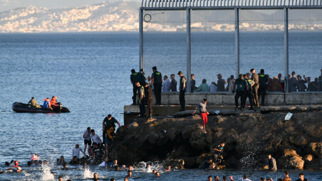 colapso operativo en la frontera entre España y Marruecos