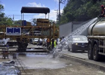 80 mil habitantes se benefician con el mejoramiento vial en la salida hacia Olancho