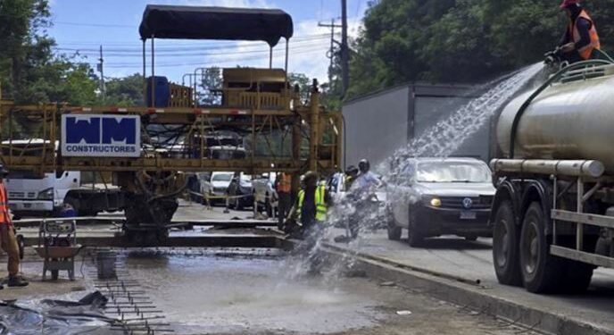 80 mil habitantes se benefician con el mejoramiento vial en la salida hacia Olancho