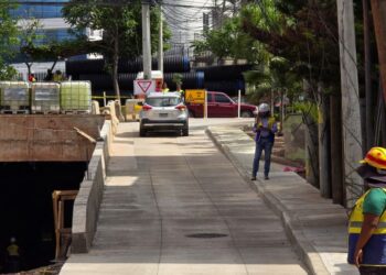 Habilitan calle entre Florencia Norte y el bulevar Suyapa mientras avanza la construcción del Túnel Florencia