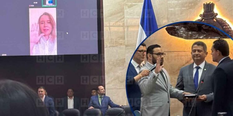 ¡Con “pataleo” de Libre y hasta por Zoom! CN juramenta titulares del CNE, TJE y Política Limpia