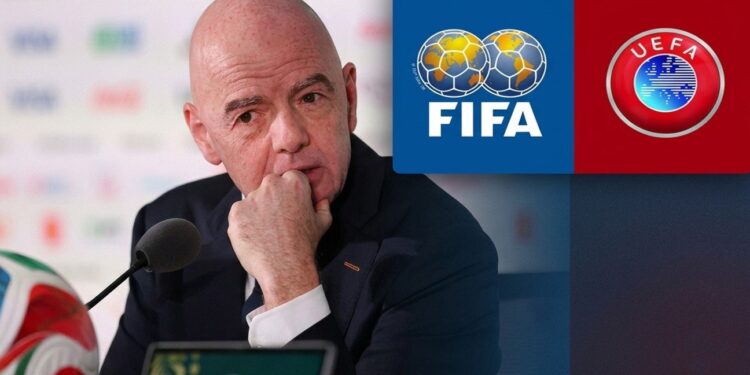 ¡Guerra total en el fútbol! UEFA declara boicot histórico contra la FIFA por plan de Infantino