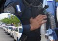 ¡Por cualquier cosa! Bien “acompañados” se movilizan taxistas que protestan en El Progreso