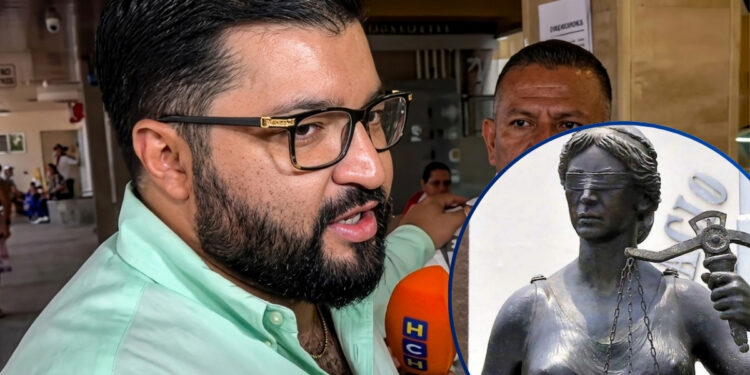 ¡Tras quedar en libertad! Exjuez Marco Vallecillo llega a exigir su reintegro al Poder Judicial