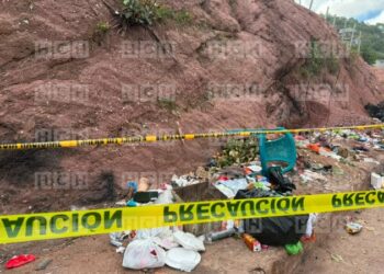 ¡Violencia no para! Semiensabanado dejan cadáver en basurero de colonia Villa Nueva, TGU