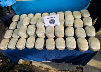 Decomisan 103 paquetes de “moña” que iban bien escondidos en un vehículo