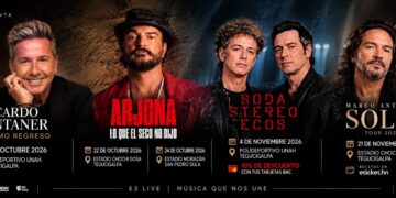 ¡Honduras se prepara para cantar a todo pulmón! E3 Live anuncia grandes conciertos para octubre y noviembre