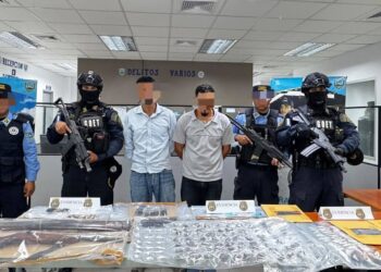 DAET captura a tres miembros de peligrosa banda de sicarios tras enfrentamiento en Lempira